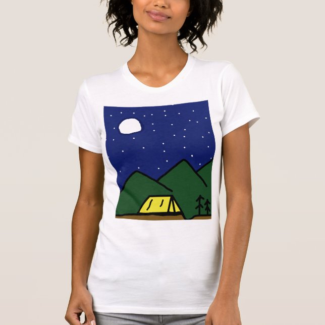 Campingvibes T Shirt (Framsida)