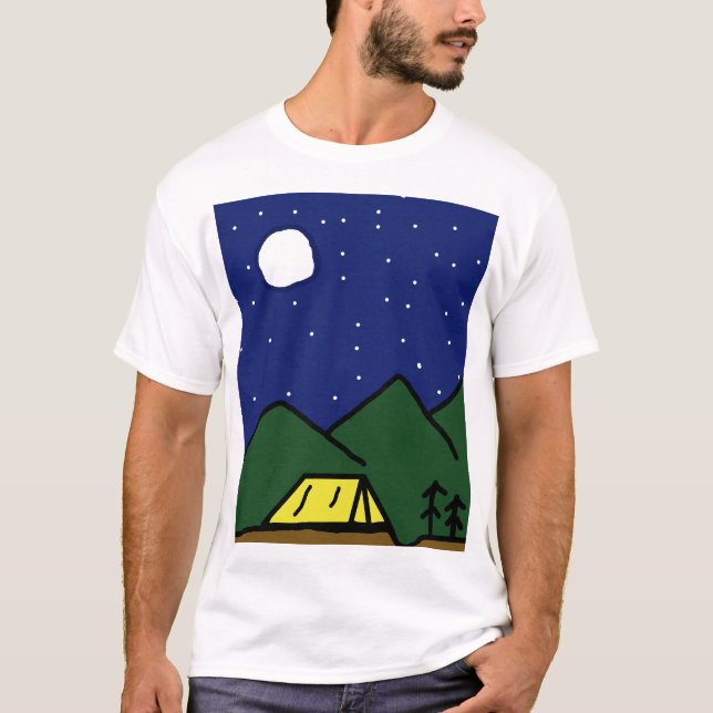 Campingvibes T Shirt (Framsida)