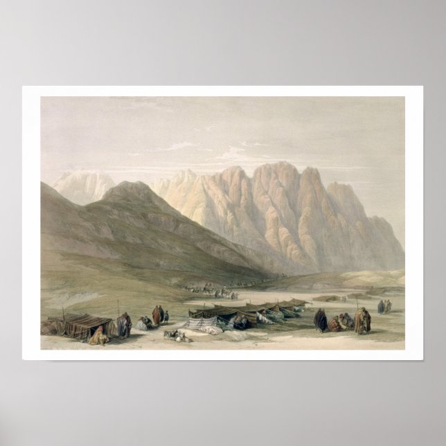Campment of the Aulad-Said, Mount Sinai, februari Poster (Framsidan)