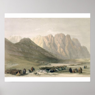 Campment of the Aulad-Said, Mount Sinai, februari Poster