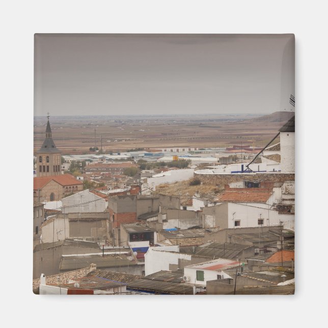 Campo de Criptana, antika La Mancha-vindkraftverk Magnet (Framsidan)