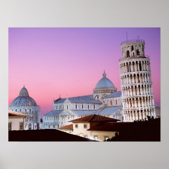 Campo dei Miracoli Pisa Italia Poster (Framsidan)
