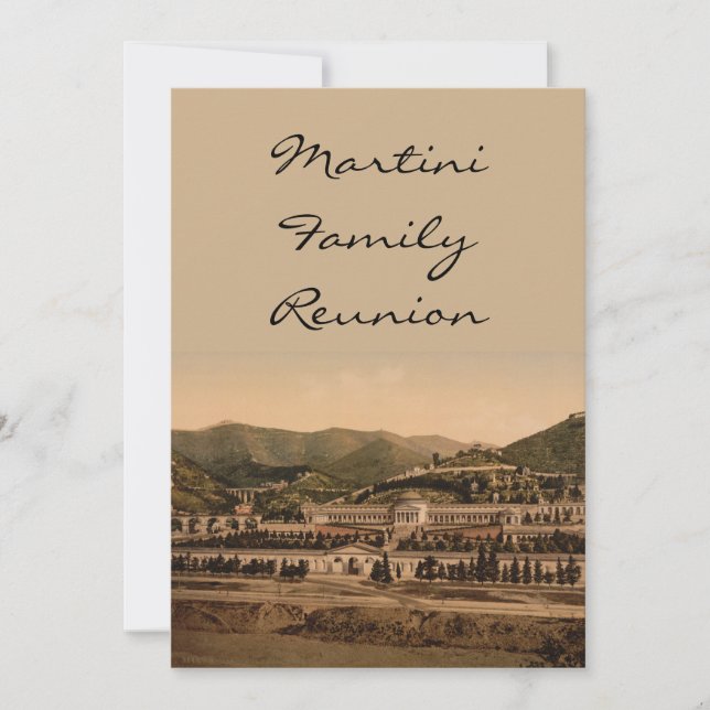 Campo Santo, Genua, Ligurien, Italien Inbjudningar (Framsida)