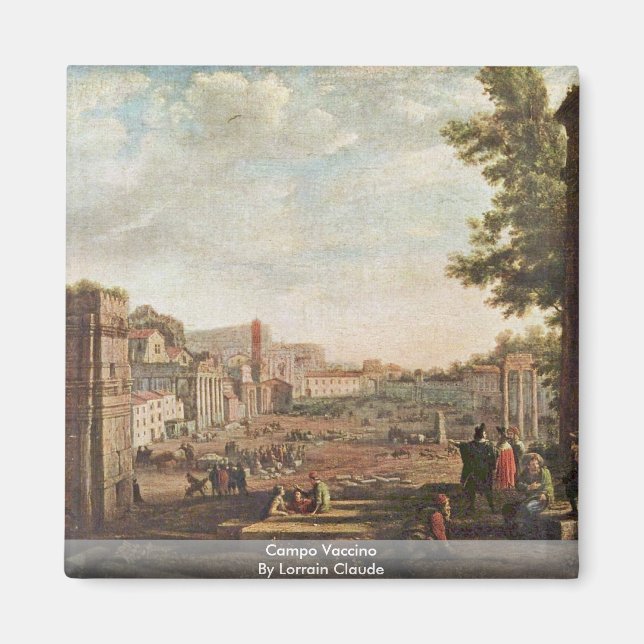Campo Vaccino av Lorrain Claude Magnet (Framsidan)
