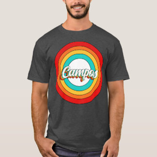 Campos Namn Shirt Vintage Campos Circle T