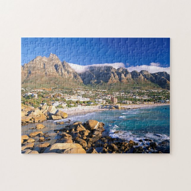 Camps Bay Beach och The Twelve Apostles Range Pussel (Horisontell)