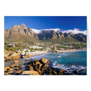 Camps Bay Beach och Twelve Apostles-området Hälsningskort