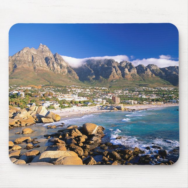 Camps Bay Beach och Twelve Apostles-området Musmatta (Framsidan)