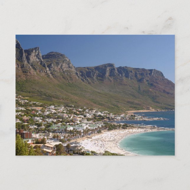 Camps Bay Beach och Twelve Apostles Vykort (Framsida)