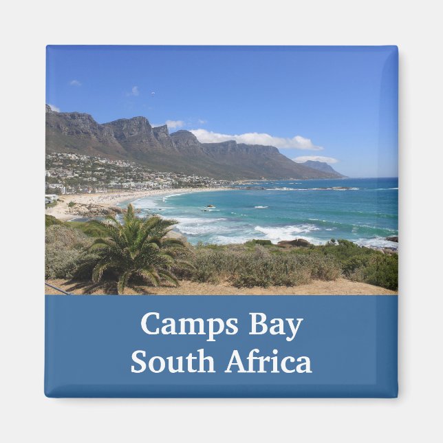 Camps Bay Beach, South Afrika Magnet (Framsidan)