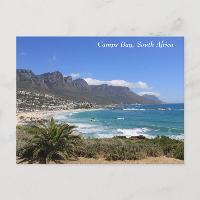 Camps Bay Beach, South Afrika Vykort (Framsida)