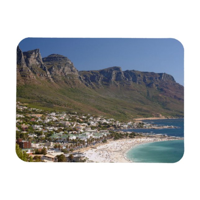 Camps Bay-stranden och Twelve Apostles Magnet (Horisontell)