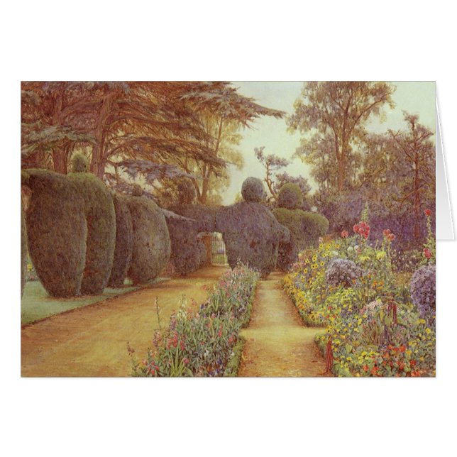 Campsea Ashe, Suffolk av Ernest Arthur Rowe Hälsningskort (Framsidan Horizontal)