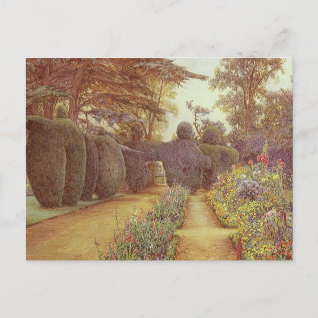 Campsea Ashe, Suffolk av Ernest Arthur Rowe Vykort (Framsida)