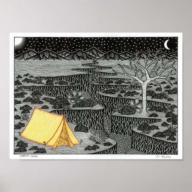 Campsite Canyon Poster (Framsidan)