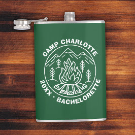 Campsite Grönt White Camp Bachelorette Anpassnings Fickplunta