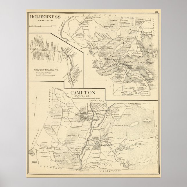 Campton, Holderness Poster (Framsidan)