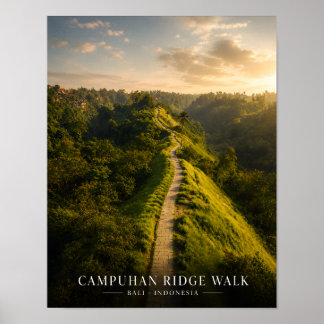 Campuhan Ridge Walk Bali Affisch