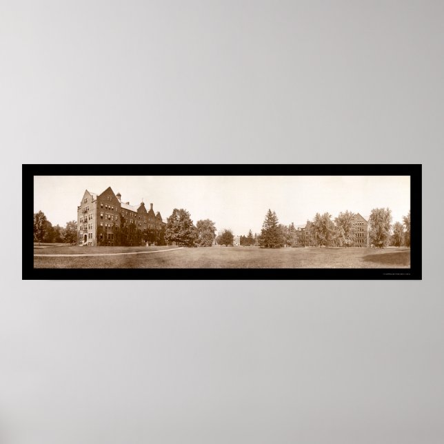 Campus Vassar College Photo 1912 Poster (Framsidan)