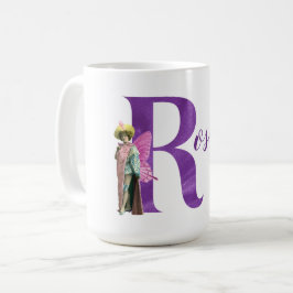Campy Lila Shimmer Illustrated Brev R Kaffemugg