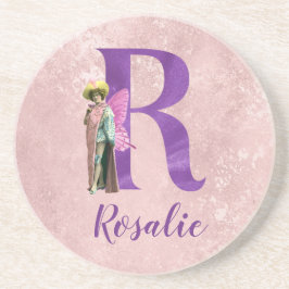 Campy Lila Shimmer Illustrated Brev R Underlägg