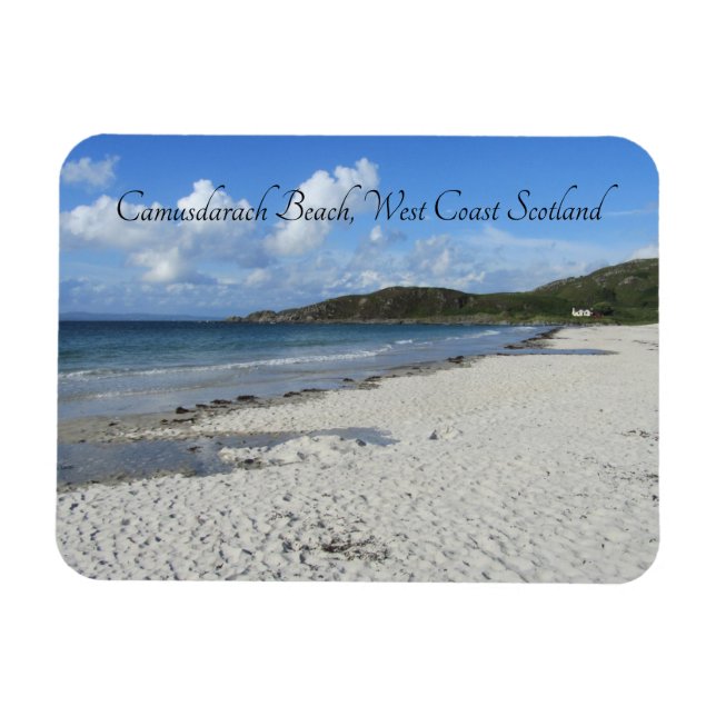 Camusdarach Beach, Arisaig, Skottland Magnet (Horisontell)