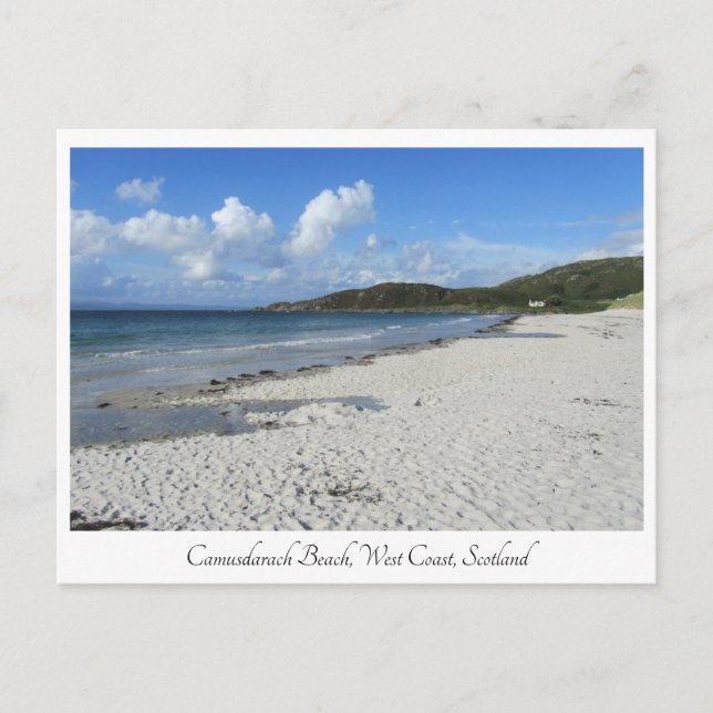 Camusdarach Beach, Arisaig, Skottland Vykort (Framsida)