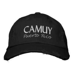 Camuy Puerto Rico Embroired Baseball Cap Broderad Keps