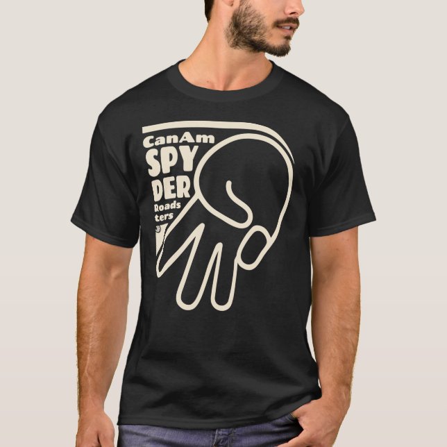 Can-Am Spyder 3-Down Salute   T Shirt (Framsida)