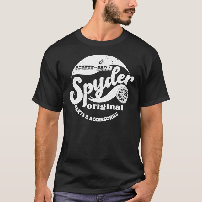 Can-Am Spyder-originaldelar och -tillbehör   T Shirt (Framsida)