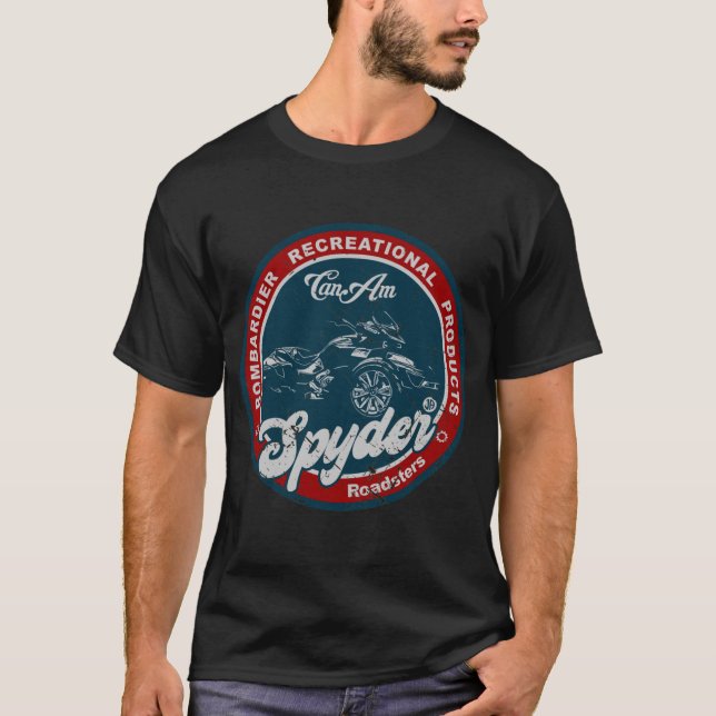 Can-Am Spyder Retro Classic T-Shirt (Framsida)