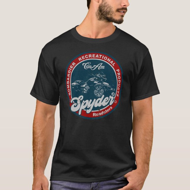 Can-Am Spyder Retro   T Shirt (Framsida)