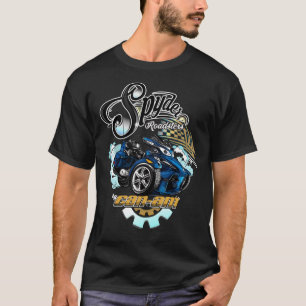 Can-Am Spyder Roadsters Retro Logotyp Classic T-Sh T Shirt