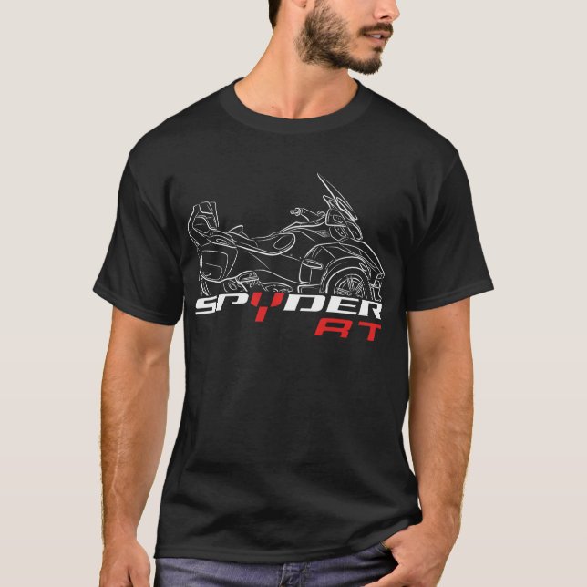 Can-Am Spyder RT 2010-2012 T Shirt (Framsida)