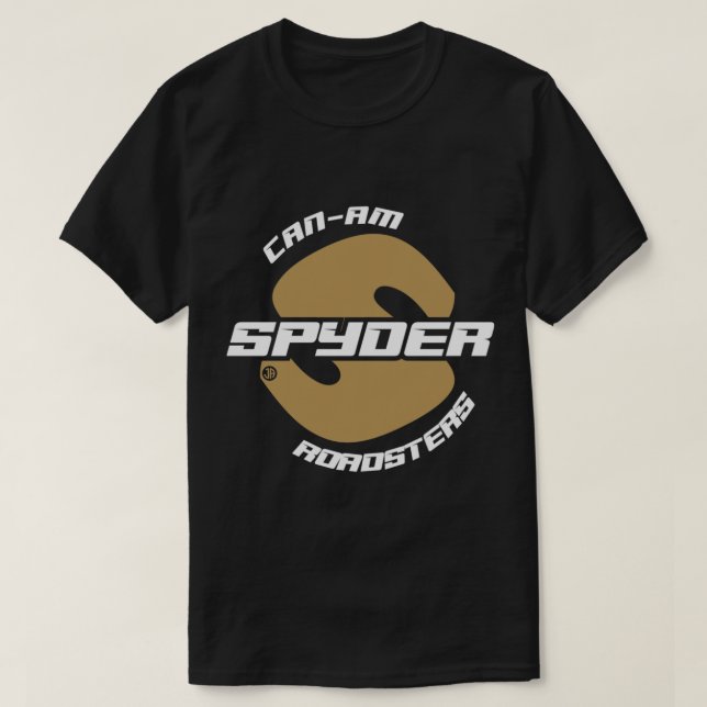 Can-Am Spyder S Logotyp Classic T-Shirt (Design framsida)