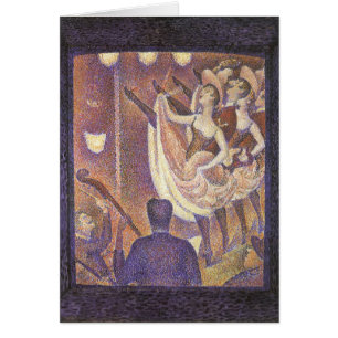 Can-can-dansen, Le Chahut av Georges Seurat Hälsningskort