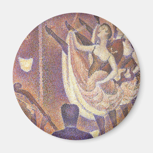 Can-can-dansen, Le Chahut av Georges Seurat Magnet (Framsidan)