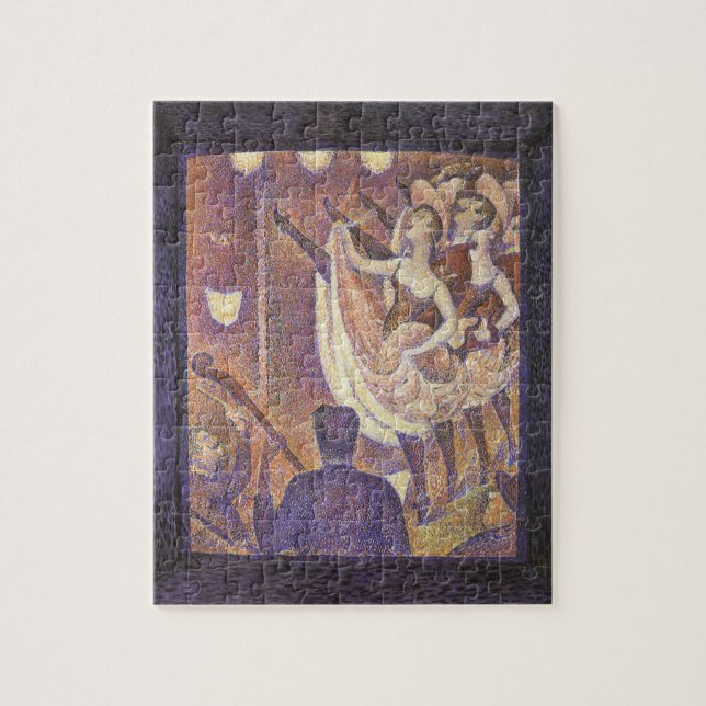 Can-can-dansen, Le Chahut av Georges Seurat Pussel (Vertikal)