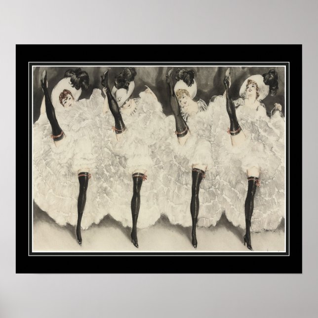"Can-Can" Louis Icart Poster (Framsidan)