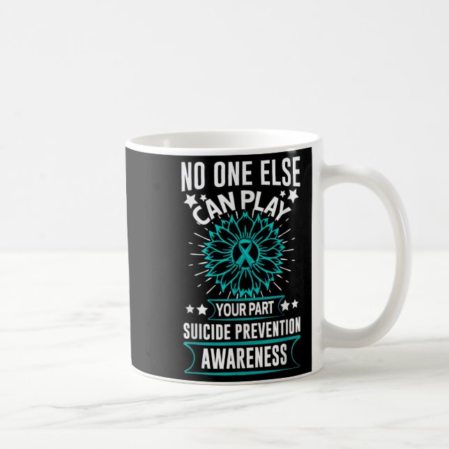 Can Ever Play Your Part Suicide Prevention Awarene Kaffemugg (Höger)