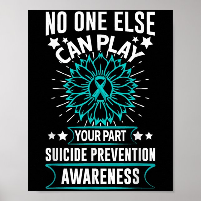 Can Ever Play Your Part Suicide Prevention Awarene Poster (Framsidan)