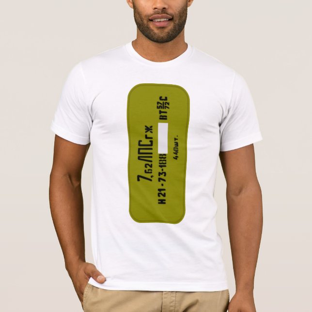 can för spam 7.62X54R T-shirt (Framsida)