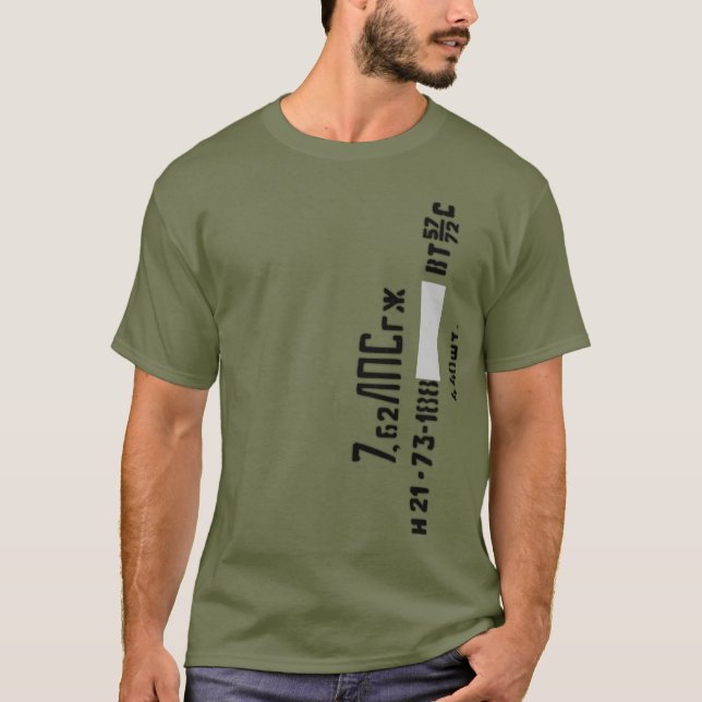 can för spam 7.62X54R Tee Shirt (Framsida)