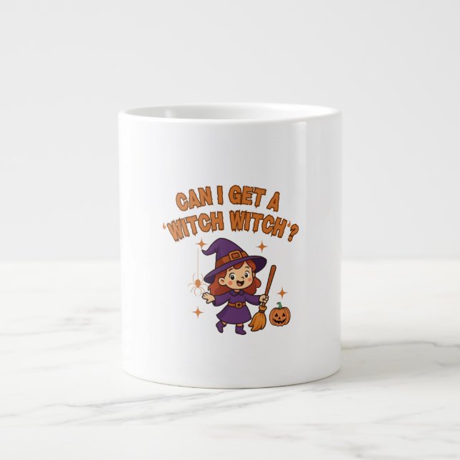 Can I Get a ‘Witch Witch’? Halloween Mug Jumbo Mugg (Framsidan)