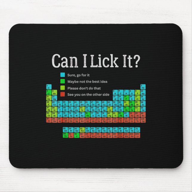 Can I Lick It Funny Back To School Periodic Table  Musmatta (Framsidan)