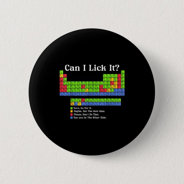 Can I Lick It Periodic Table Chart Science Teacher Knapp (Framsida)