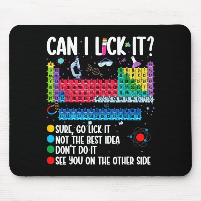Can I Lick It Periodic Table Funny Science Chemist Musmatta (Framsidan)