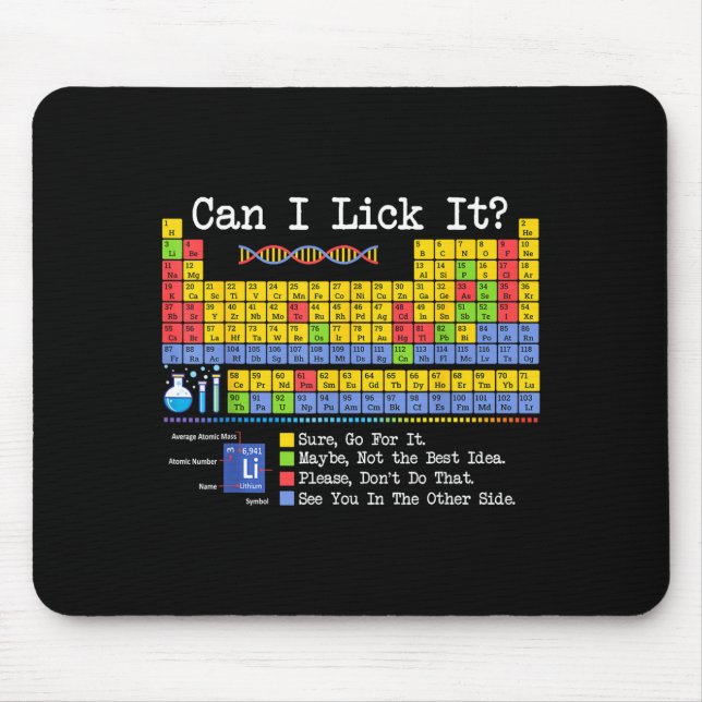 Can I Lick It Periodic Table Funny Science Teacher Musmatta (Framsidan)
