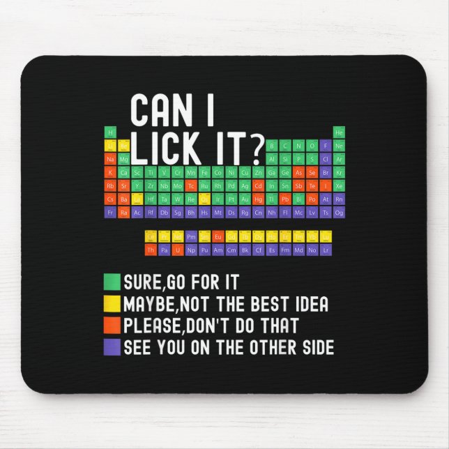 Can I Lick It Periodic Table Funny Science Teacher Musmatta (Framsidan)