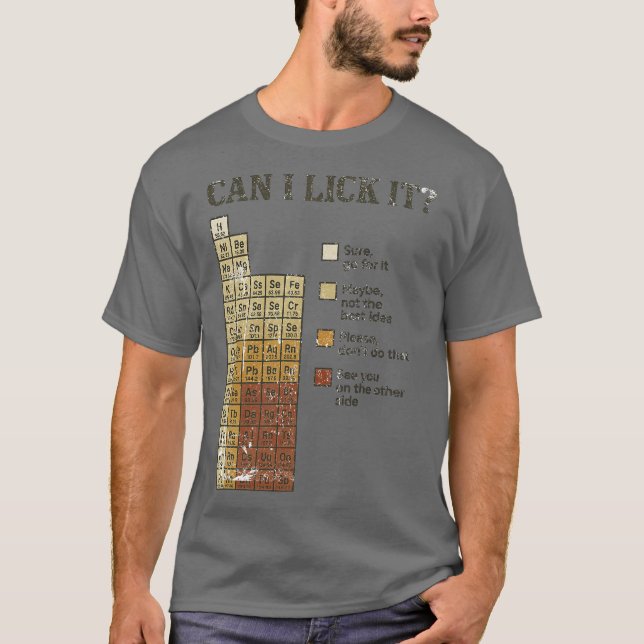 Can I Lick It Teacher (2) T Shirt (Framsida)